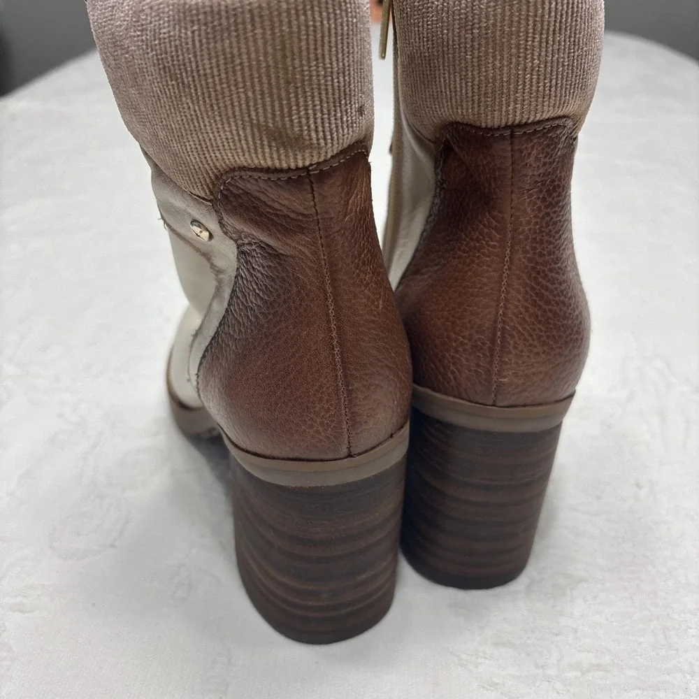 PIKOLINOS High-Heel Ankle Boot Leather Pompeya Sz 39 NWT